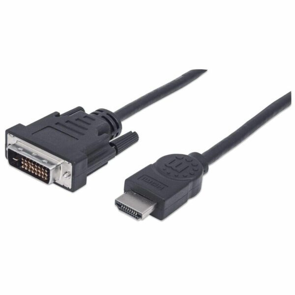 1.8m HDMI Male to DVI-D 24+1 Male, Dual Link, Black - Image 4