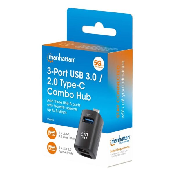 USC Type-C Hub with 1 x USB 3.0 & 2 x USB 2.0 ports