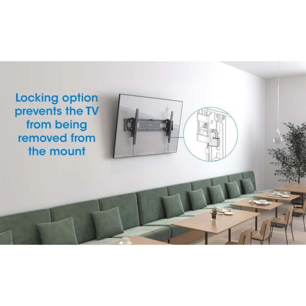 Anti-Theft Tilting TV Wall Mount with Extension for 43" to 90" up to 75 kg - Image 4