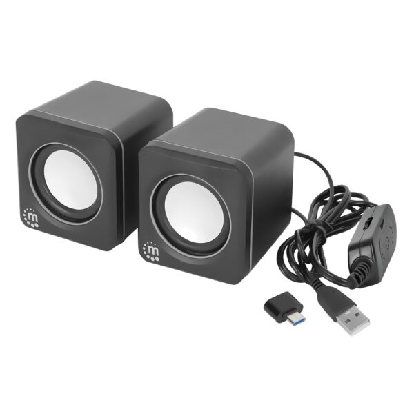 USB A & C 2600 Series Stereo Computer Speakers - Image 7